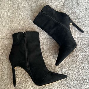 Express black boots size 8